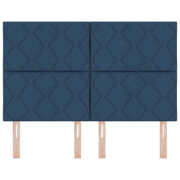 vidaXL Peats peaga Sinine 160 cm Kunstnahk