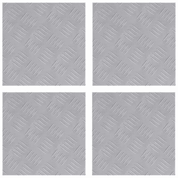 vidaXL Astme katte Kandiline 4 pcs H&otilde;bedane 30 x 30 cm Alumiinium