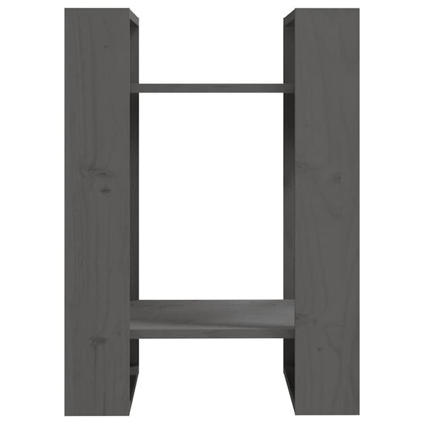 vidaXL raamaturiiul/ruumijagaja, hall, 41x35x57 cm, t&auml;ism&auml;nnipuit