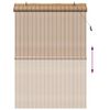 vidaXL Rulookardin kardinatega Loodus 140 x 220 cm Bambus