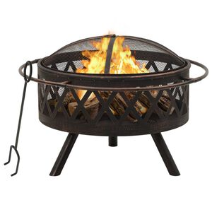 vidaXL aia tulease ahjuroobiga 76 cm XXL teras