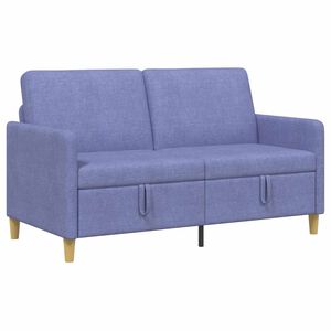 vidaXL Sohva koos hoiuruumiga Jeans sinine 152 x 78 x 87 cm Pol&uuml;ester