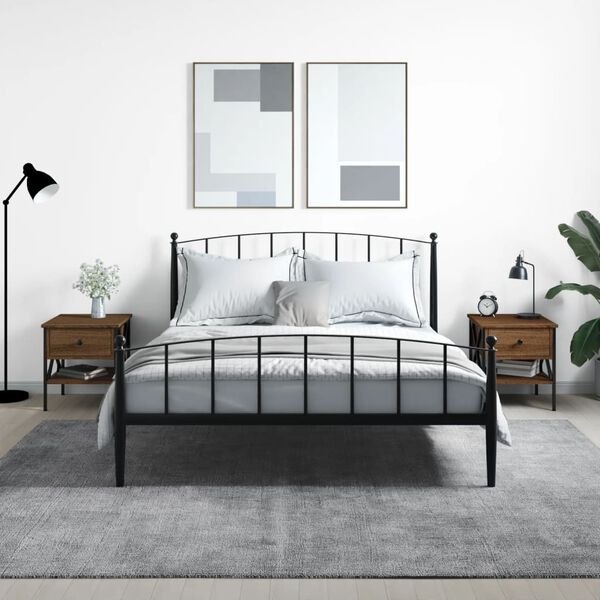 vidaXL &ouml;&ouml;kapid 2 tk, pruun tamm, 40 x 42 x 45 cm, tehispuit