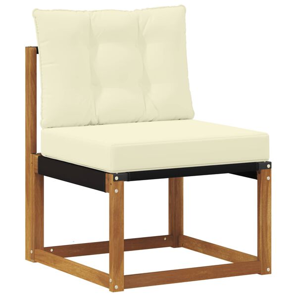 vidaXL V&auml;li diivanikomplekt padjaga 9 pcs Looduslik ja kreem