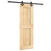 vidaXL Libisev uks 70 x 210 cm Tahke m&auml;nnipuit (t&ouml;&ouml;tlemata)