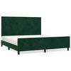 vidaXL Voodiraam ilma Madratsita Tumeroheline 160x200 cm samet