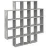 vidaXL Seinariiul Betoonhall 100 x 13 x 100 cm Tehispuit