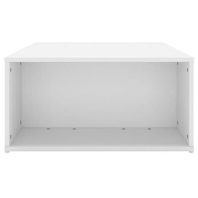 vidaXL kohvilaud, valge, 90 x 67 x 33 cm, puitlaastplaat