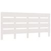 vidaXL voodipeats, valge 120x3x80 cm männipuit