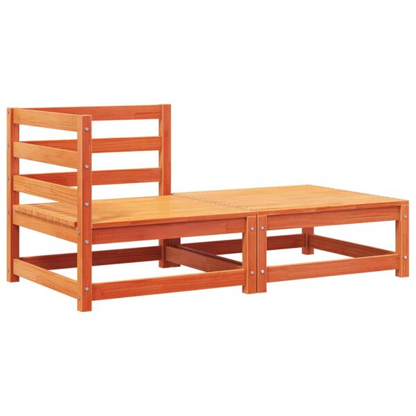 vidaXL aia nurgadiivan koos patjade ja jalapingiga