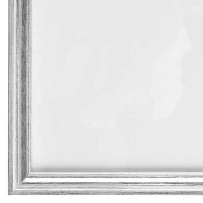 vidaXL fotoraami kollaaž 3 tk, seinale või lauale, hõbedane 42x59,4 cm