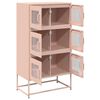 vidaXL Highboard Pink 68x39x123 cm Teras
