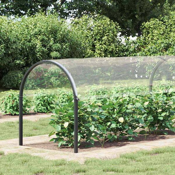 vidaXL Aasadega taimekate 2x10 m PVC