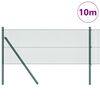 vidaXL Aiapost Roheline 10 x 0,4 m (12 x 12 mm v&otilde;rk) Terased ja PVC