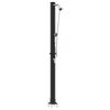 vidaXL V&auml;li P&auml;ikesedu&scaron;&scaron; Must 217 cm PVC ja Alumiinium