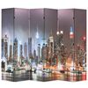 vidaXL kokkupandav sirm 228 x 170 cm, &ouml;ine New York
