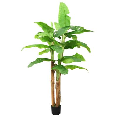 vidaXL kunsttaim banaanipuu potiga, 300 cm, roheline