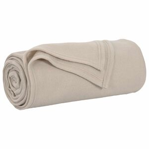 vidaXL Pleed Beež 170 x 130 cm 0.33 kg Fliis