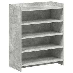 vidaXL Kinga kapp ladustamisega Betoonhall 73,5 x 36 x 92 cm Tehispuit