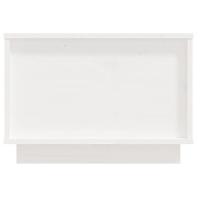 vidaXL kohvilaud, valge, 40 x 50 x 35 cm, männipuit