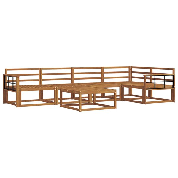 vidaXL V&auml;li diivanikomplekt 6 pcs Neutraalne Tugev akatsiapuu