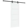 vidaXL Libisev uks ORKDAL Valge 83 x 202 cm Toekas m&auml;nnipuit