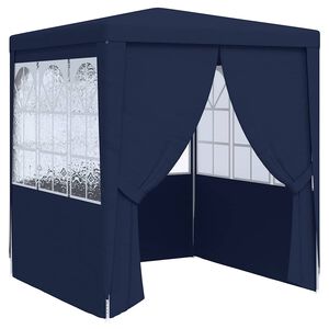 vidaXL professionaalne peotelk k&uuml;lgseintega, 2 x 2 m, sinine 90 g/m&sup2;
