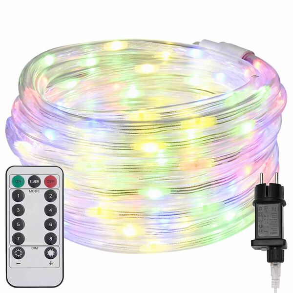 vidaXL Köögi valgus koos 480 LED-iga Mitmevärviline 20 m PVC