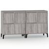 vidaXL puhvetkapid 2 tk, hall Sonoma tamm, 60 x 35 x 70 cm, tehispuit