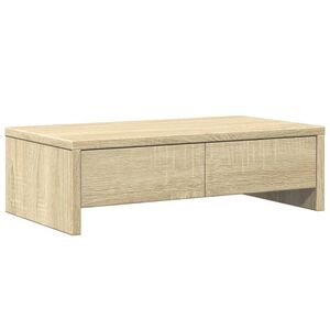 vidaXL sahtlitega monitorialus, Sonoma tamm, 50x27x15 cm, tehispuit