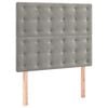 vidaXL peatsiplaat, helehall, 100 x 5 x 118/128 cm, samet