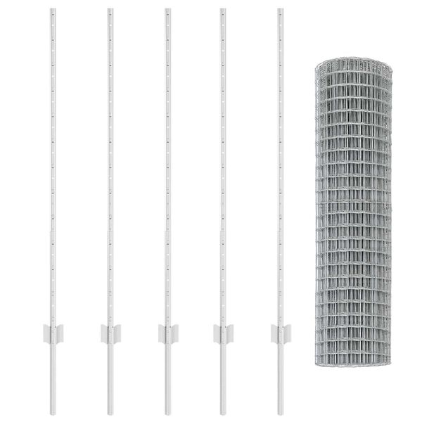 vidaXL Aed koos postiga H&otilde;bedane 1,2 x 10 m Teras