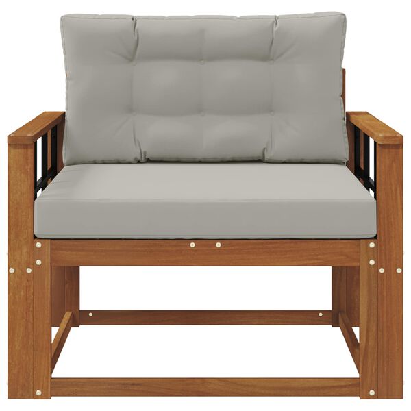 vidaXL V&auml;ljas Keskmine Diivan Tugev akatsiapuu Neutraalne