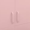 vidaXL garderoob, roosa, 90 x 50 x 180 cm, teras