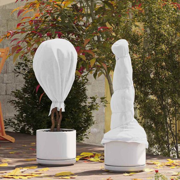 vidaXL K&uuml;lmakaitse taime fleece Valge 50 x 1,6 m Mitte-kootud kangas