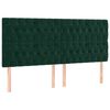 vidaXL peatsiplaat, tumeroheline, 180 x 7 x 118/128 cm, samet