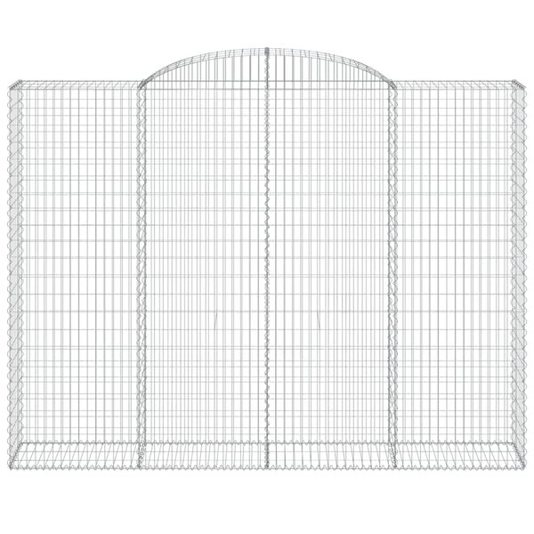 vidaXL kaarekujulised gabioonkorvid 11 tk, 300x50x220/240 cm, raud