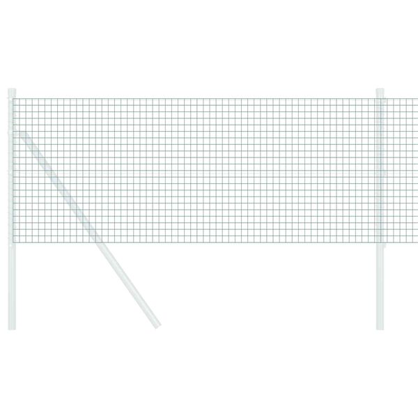 vidaXL Keevitatud Traadi Aed Roheline 0.8 x 10 m