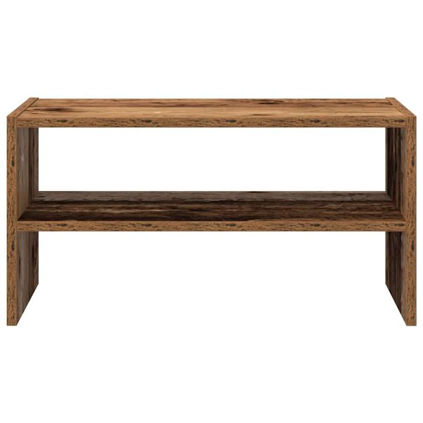 vidaXL kingariiul virnastatav, vana puit, 60 x 30 x 30,5 cm