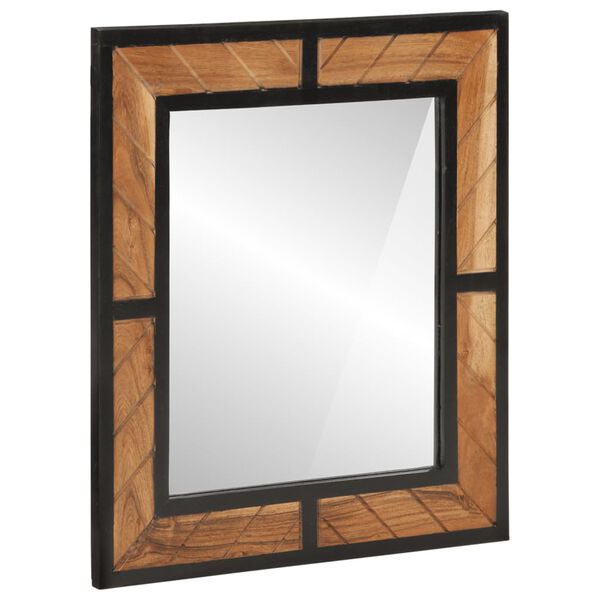 vidaXL 2-osaline vannitoam&ouml;&ouml;bli komplekt, raud ja akaatsiapuit