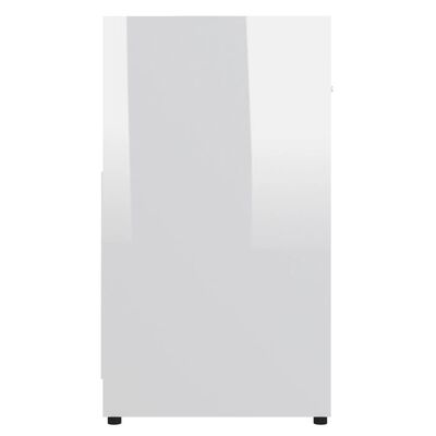 vidaXL vannitoakapp kõrgläikega valge 60x33x61 cm puitlaastplaat