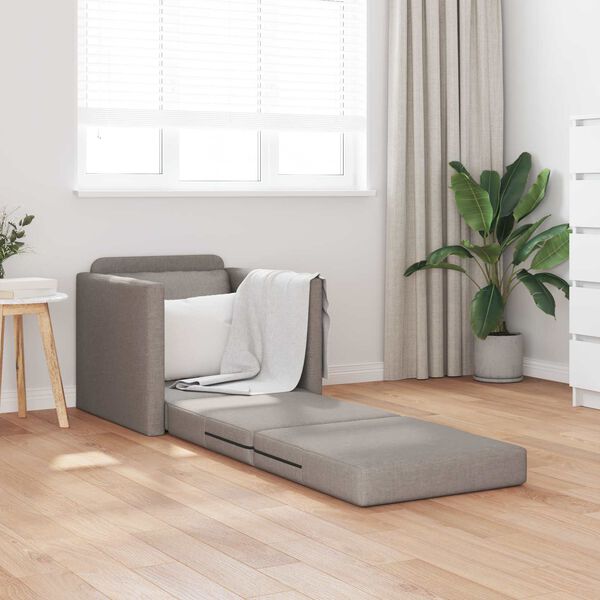 vidaXL Diivanvoodi 60cm Pruunikashall kangas