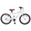 vidaXL Laste Bike 24 Tolli 8-12 aastastele valge