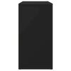 vidaXL Kõide sahtliga Must 120 x 36 x 69 cm Tehispuit