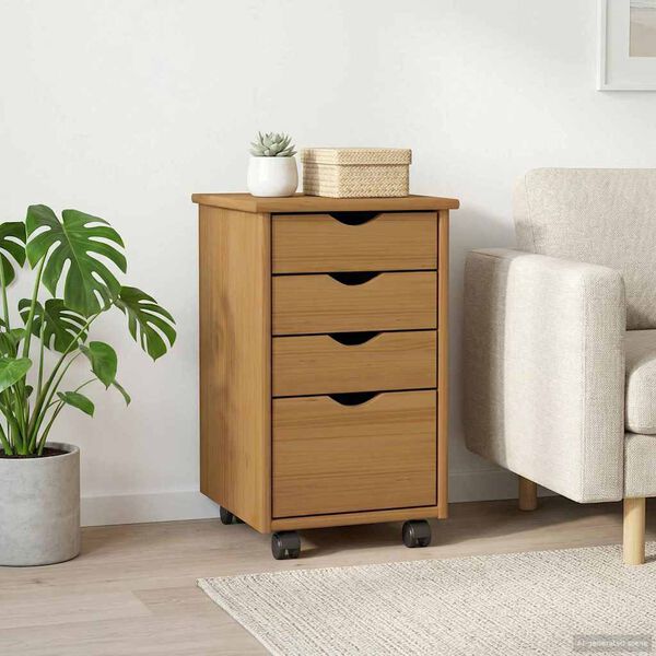 vidaXL Rattaga kapp rattaga MOSS Meepruun 34 x 39 x 56 cm Tahke m&auml;nd