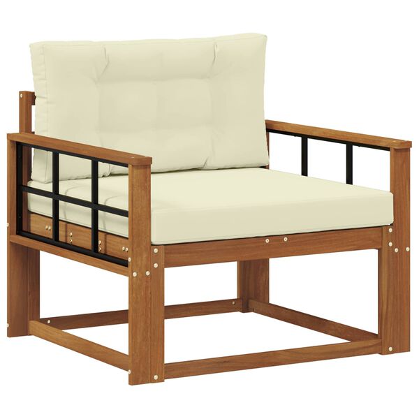 vidaXL V&auml;ljas Keskmine Diivan Tugev akatsiapuu Neutraalne