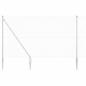 vidaXL Keermestatud traataed teravate otsadega 10 x 1,5 m (L x K)