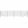 vidaXL traataed, antratsiithall, 1,8x10 m, tsingitud teras