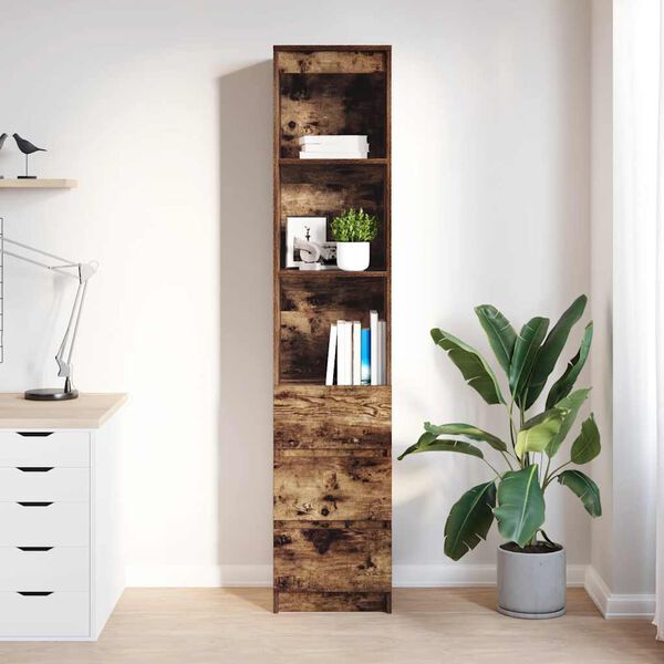 vidaXL Highboard suitsutamm 37,5x35x180 cm Engineered Wood