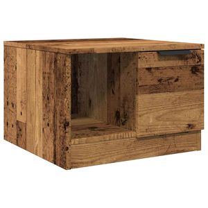 vidaXL diivanilaud Old Wood 50x50x36 cm Engineered Wood